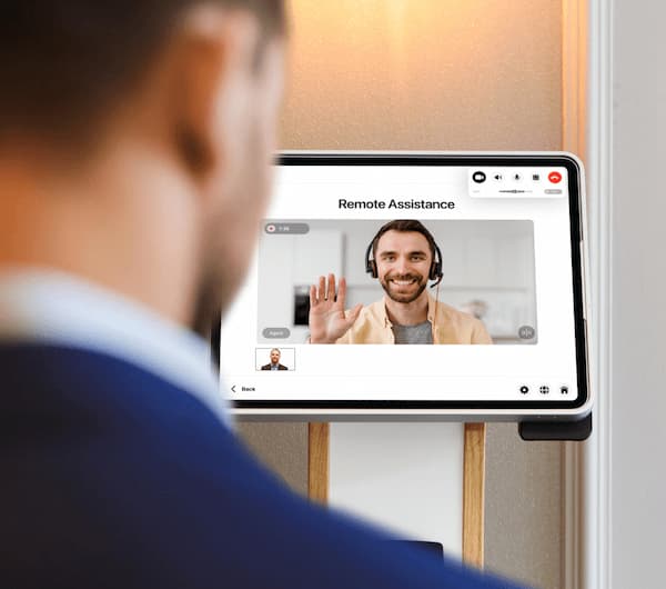Remote Assistance connects guests to hotel staff anywhere, any time