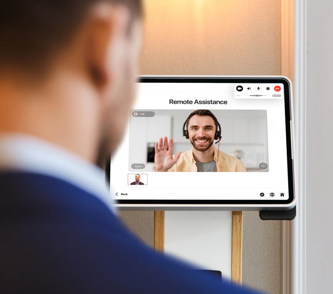 Remote Assistance connects guests to hotel staff anywhere, any time