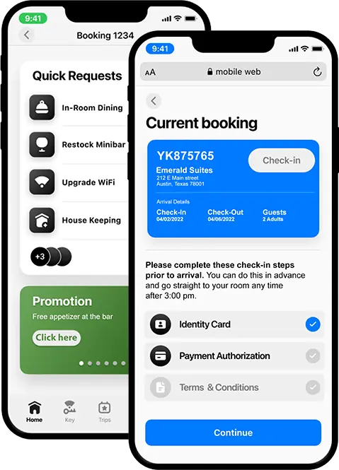Virdee Virtual Reception Software offers Mobile Web and Mobile App check-in options