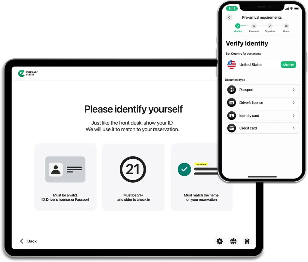 Identity verification makes digital check in secure for both guests and properties